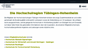 What Hochschulregion.de website looked like in 2018 (5 years ago)