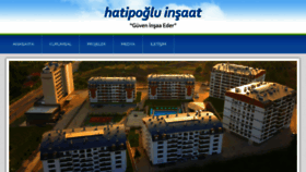 What Hatipogluinsaat.com.tr website looked like in 2018 (5 years ago)