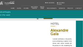 What Hotelgala.com website looked like in 2018 (5 years ago)