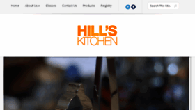 What Hillskitchen.com website looked like in 2018 (5 years ago)