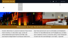 What Hotel-columbus.de website looked like in 2018 (5 years ago)