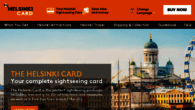 What Helsinkicard.com website looked like in 2018 (5 years ago)