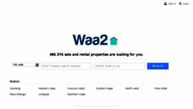 What Homes.waa2.co.za website looked like in 2018 (5 years ago)