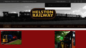 What Helstonrailway.co.uk website looked like in 2018 (5 years ago)