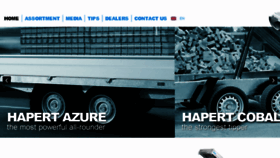 What Hapert.com website looked like in 2018 (5 years ago)