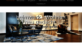 What Heimwerk.de website looked like in 2018 (6 years ago)