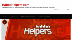 What Habbohelpers.com website looked like in 2018 (5 years ago)