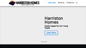What Harristonhomes.com website looked like in 2018 (5 years ago)