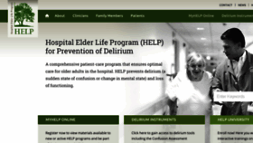 What Hospitalelderlifeprogram.org website looked like in 2018 (5 years ago)
