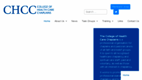 What Healthcarechaplains.org website looked like in 2018 (5 years ago)