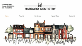 What Harborddentistry.com website looked like in 2018 (5 years ago)