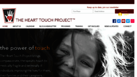 What Hearttouch.org website looked like in 2018 (5 years ago)