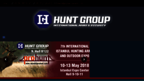 What Huntgrouparms.com website looked like in 2018 (7 years ago)