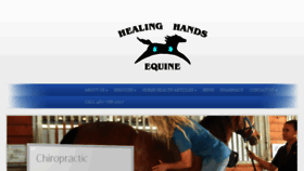 What Healinghandsequine.com website looked like in 2018 (5 years ago)