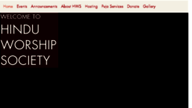 What Hwstemple.org website looked like in 2018 (5 years ago)