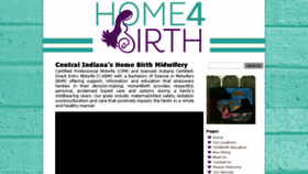 What Home4birth.com website looked like in 2018 (5 years ago)