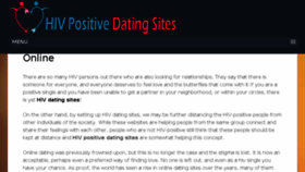 What Hivpositivedatingsites.org website looked like in 2018 (5 years ago)
