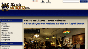 What Harrisantiques.com website looked like in 2018 (5 years ago)
