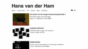 What Hansvanderham.nl website looked like in 2018 (5 years ago)