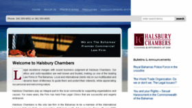 What Halsburylawchambers.com website looked like in 2018 (5 years ago)