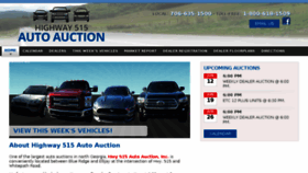What Hwy515autoauction.com website looked like in 2018 (5 years ago)