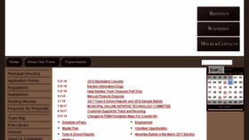 What Hamptonfalls.org website looked like in 2018 (7 years ago)