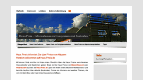 What Haus-preis.de website looked like in 2018 (5 years ago)