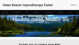 What Helenbeaverhypnotherapyexeter.co.uk website looked like in 2018 (5 years ago)