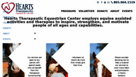 What Heartsriding.org website looked like in 2018 (7 years ago)