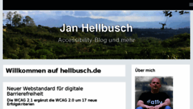 What Hellbusch.de website looked like in 2018 (5 years ago)