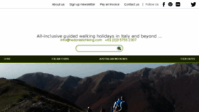 What Hedonistichiking.com website looked like in 2018 (5 years ago)