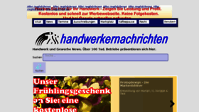 What Handwerkernachrichten.com website looked like in 2018 (5 years ago)