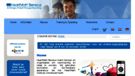 What Heartmathbenelux.com website looked like in 2018 (5 years ago)