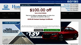 What Hondacityli.com website looked like in 2018 (5 years ago)