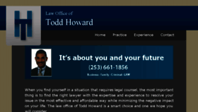 What Howard-lawoffice.com website looked like in 2018 (5 years ago)