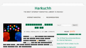 What Harkuchh.com website looked like in 2018 (5 years ago)