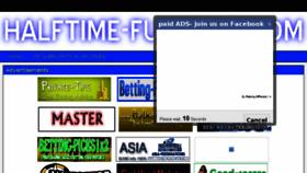 What Halftime-fulltime.com website looked like in 2018 (5 years ago)
