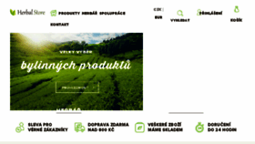 What Herbal-store.cz website looked like in 2018 (5 years ago)
