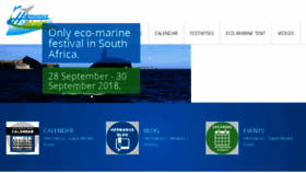 What Hermanuswhalefestival.co.za website looked like in 2018 (5 years ago)