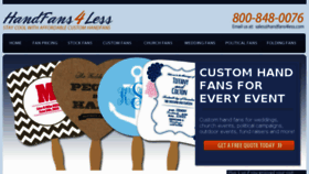 What Handfans4less.com website looked like in 2018 (5 years ago)