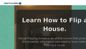 What Houseflippingschool.com website looked like in 2018 (5 years ago)