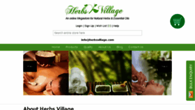 What Herbsvillage.com website looked like in 2018 (5 years ago)