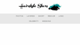 What Hairstylestars.com website looked like in 2018 (5 years ago)