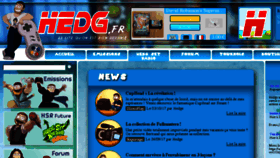 What Hedg.fr website looked like in 2018 (5 years ago)