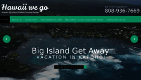 What Hawaiiwego.com website looked like in 2018 (5 years ago)