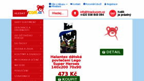 What Hrackycom.cz website looked like in 2018 (5 years ago)