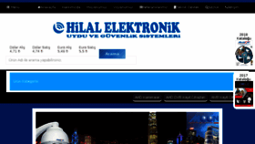 What Hilalelektronik.com.tr website looked like in 2018 (5 years ago)