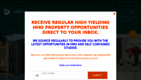 What Hmo.properties website looked like in 2018 (5 years ago)