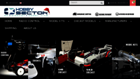 What Hobbysector.com website looked like in 2018 (5 years ago)