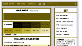 What Hashtagcolor.com website looked like in 2018 (5 years ago)